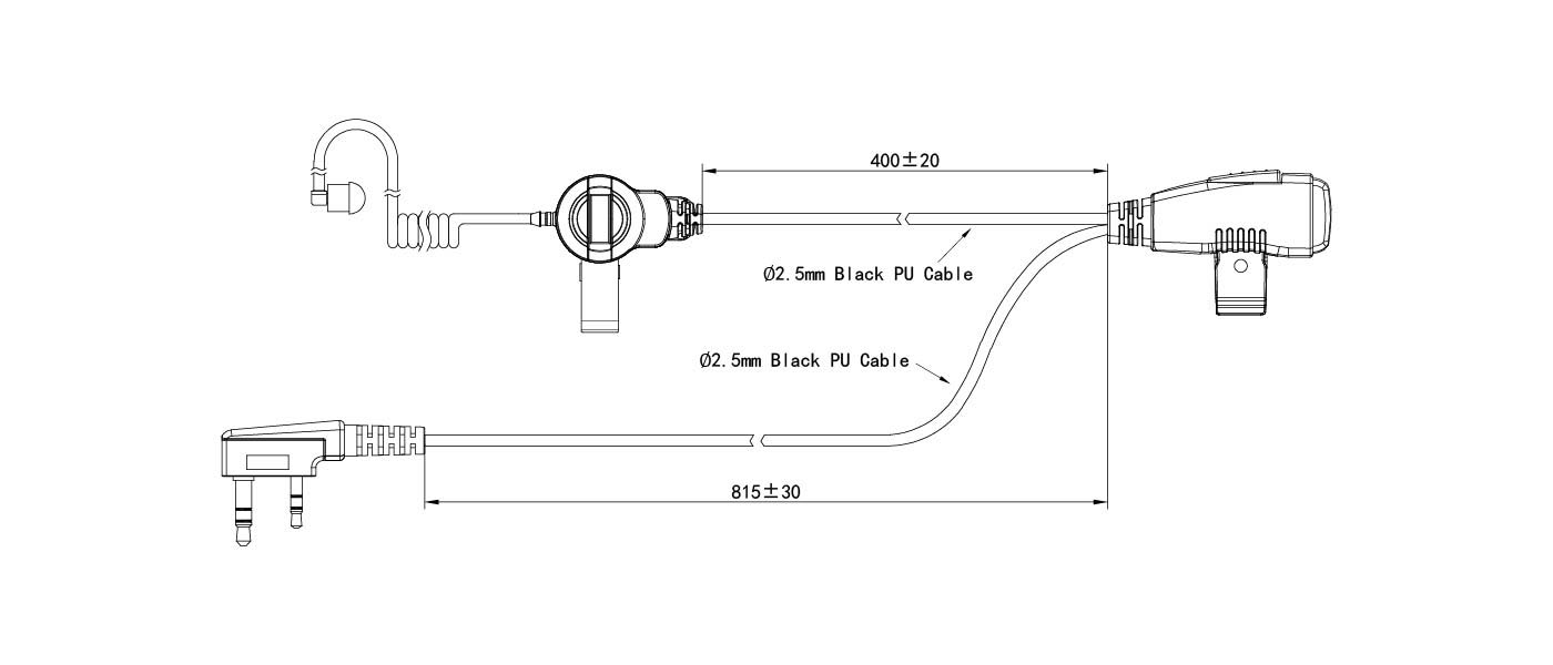 fbi style earpiece