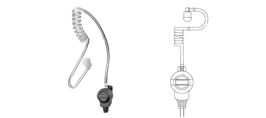 acoustic tube headphones
