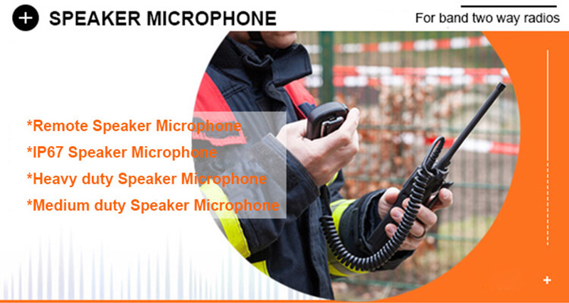 Speaker Microphone for two way radios