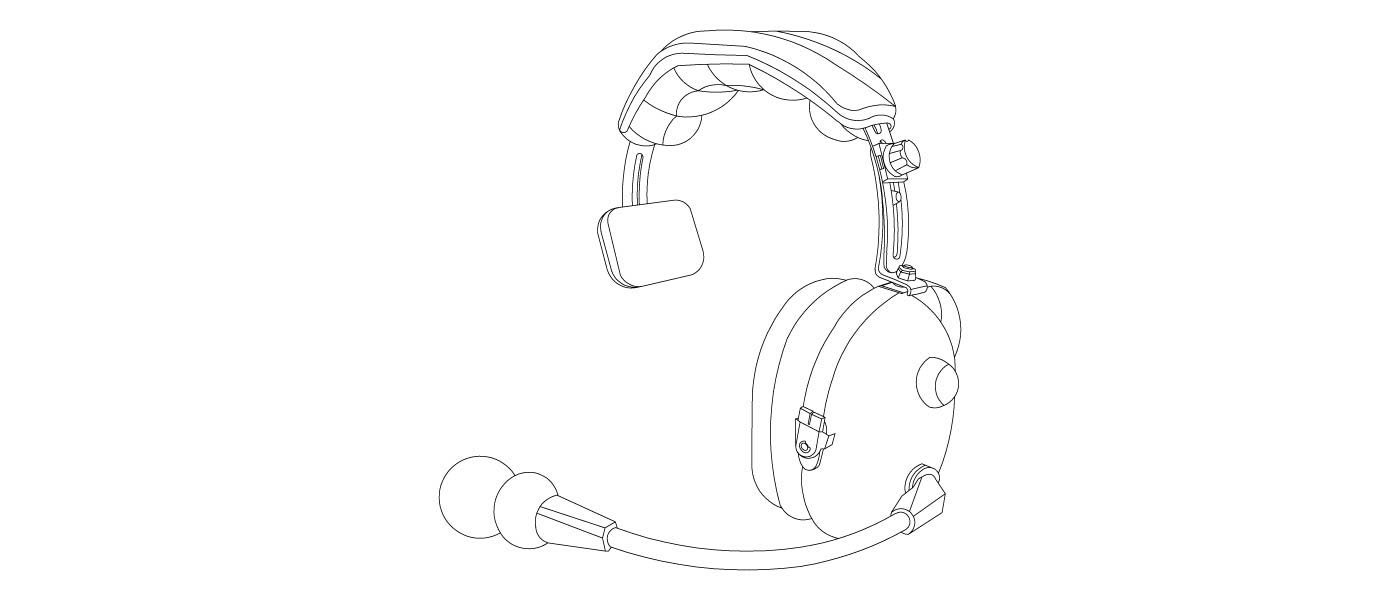 two way radio headset microphone