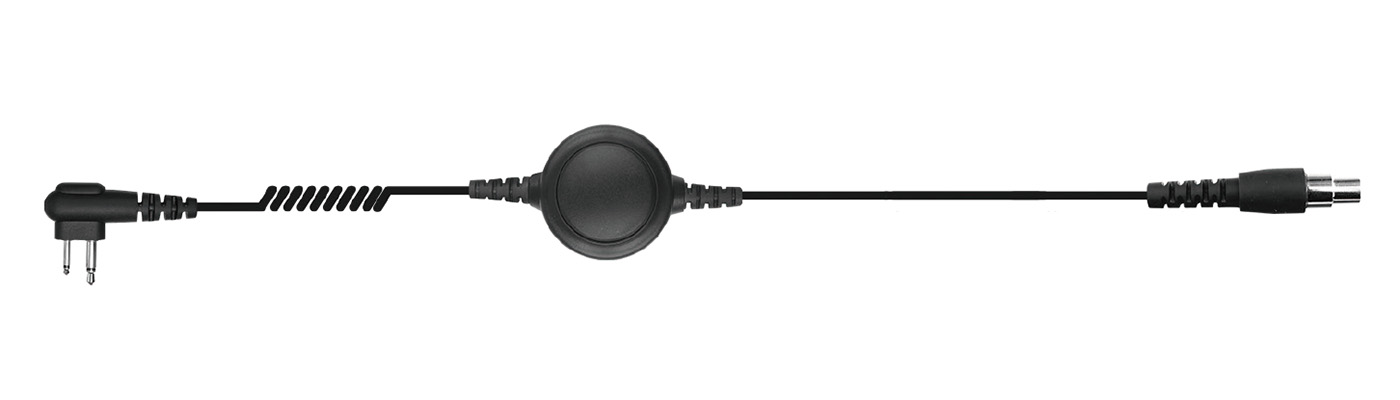 Quick Disconnected Cable w/ Big Round In-line PTT