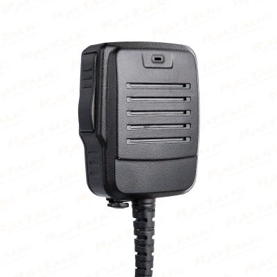 Micrófono de mano RSM-500 de alta resistencia, con altavoz y control remoto, micrófono de hombro para walkie-talkie para trabajadores públicos