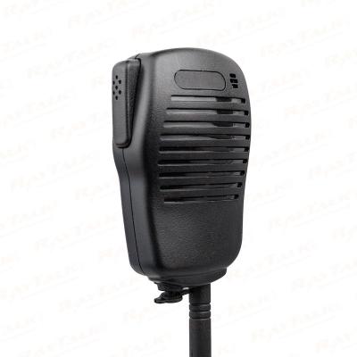 Micrófono de hombro con solapa RSM-100A, pulsador para hablar, PTT, para walkie-talkie, altavoz remoto para radio bidireccional