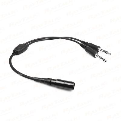 Adaptador de cable de auriculares LOME de 6 pines a conector doble GA CB-06 Bo se A20