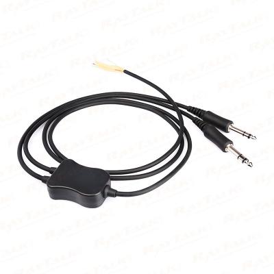Cable de repuesto para auriculares CB-14 GA con dos conectores y módulo de control (opcional)