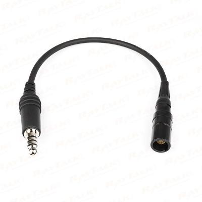 Adaptador de auriculares LEMO de 6 pines para helicóptero CB-05 Bo se A20