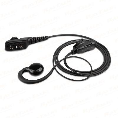 EM-3327 Auriculares de seguridad con gancho para la oreja en forma de C y PTT para radio