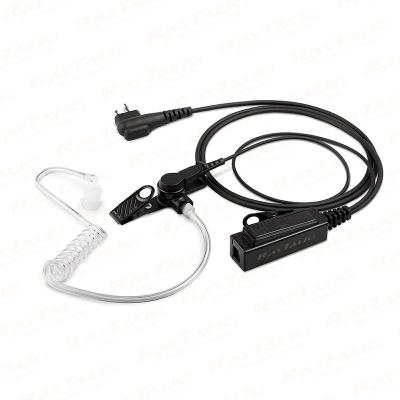 Auriculares portátiles de radio bidireccional EM-4238T para vigilancia encubierta de seguridad con PTT