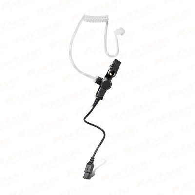 Auricular de vigilancia Lok de tubo transparente en espiral de un solo cable E-42/LOK