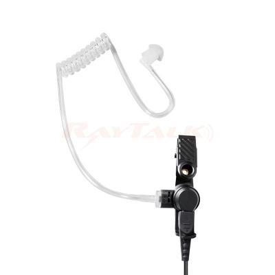 Auricular acústico de tubo E-42C con bobina de aire transparente y solo escucha