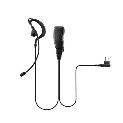 REMB-0127 Auricular con gancho para la oreja en forma de G con micrófono boom para radios bidireccionales