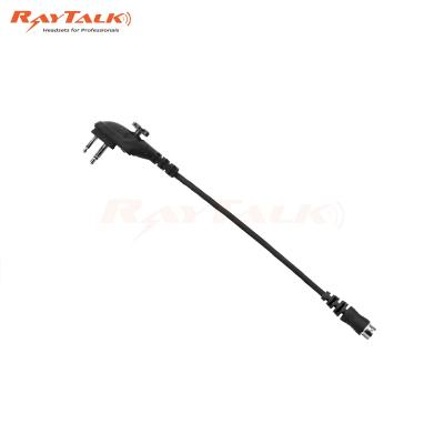 Accesorio de audio HRS de 6 pines, altavoz, micrófonos, auricular de vigilancia, cable de desconexión rápida para radios de varias marcas