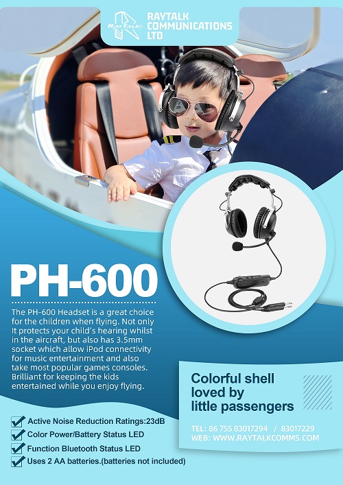 Elige los auriculares de aviación adecuados para niños